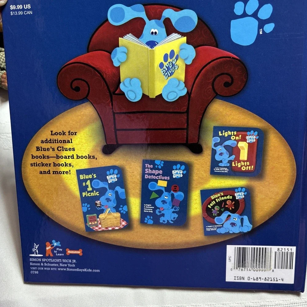 Blue's Clues: Blue's Big Birthday by Angela C. Santomero (1998, Hardcover) NEW!